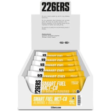 226Ers Smart Fuel Crema Energética Vegana Almendra Y Plátano - Mct C8, 40x25 gr