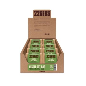 226Ers Vegan Oat Bar Barritas Energéticas Veganas De Avena Pistacho Y Chía,24x50 gr