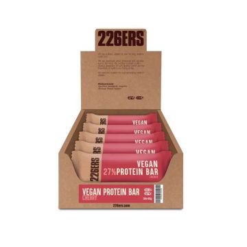 226Ers Vegan Protein Bar Barrita Proteica Vegana Cereza, 30x40 gr