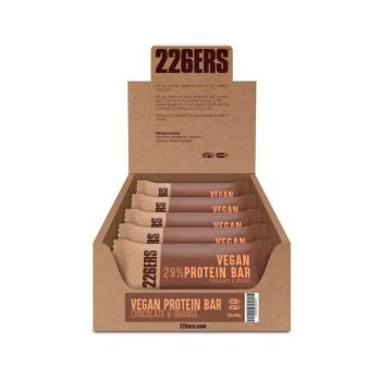 226Ers Vegan Protein Bar Barrita Proteica Vegana Chocolate Y Naranja, 30x40 gr