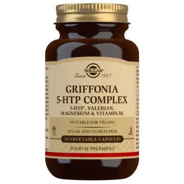 Solgar Griffonia 5 HTP Complex, 30 cápsulas
