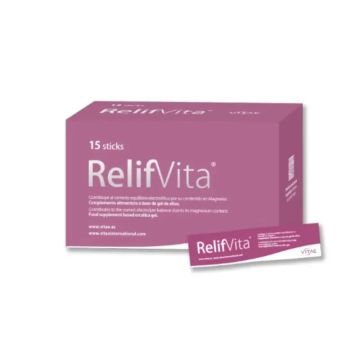 RelifVita 15 sticks - Con sílice y magnesio para alivio inmediato