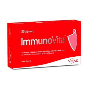 Immunovita 30 cápsulas - Con vitamina D3 y betaglucanos