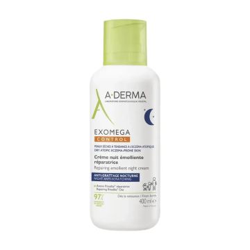 Aderma Exomega Crema De Noche Reparadora Emoliente, 400 Ml