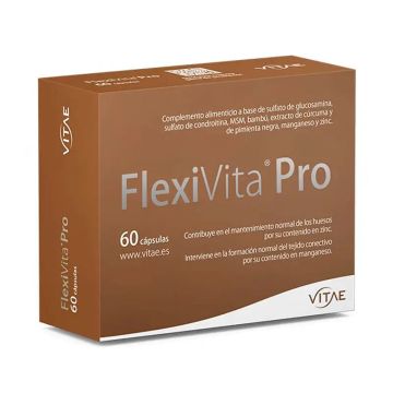 Flexivita Pro 60 cápsulas - Cuidado de articulaciones, cartílagos y músculos