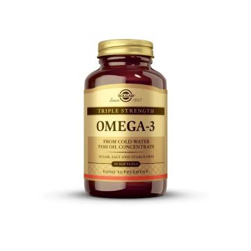 Solgar Omega-3 Triple Concentración, 50 cápsulas