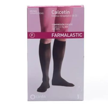 Calcetin Elastico Terapeutico Farmalastic Compresión Fuerte Talla M