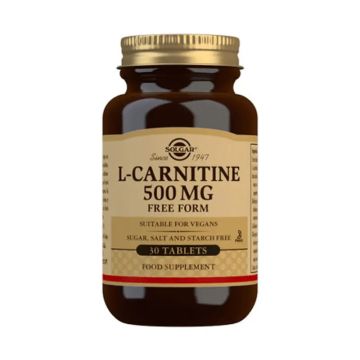 Solgar L-carnitina 500mg, 30 Comprimidos