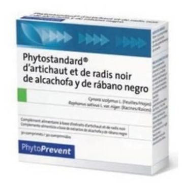 Pileje Phytostandard Alcachofa-Rábano Negro 30 Comprimidos