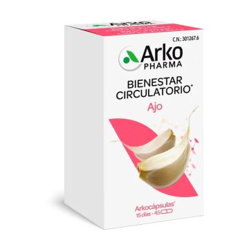 Arkopharma Arkocápsulas Ajo, 45 cápsulas