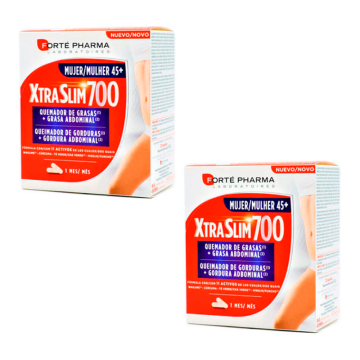 Forte Pharma Duplo Xtraslim700 Mujer Quemador de Grasas + Grasa Abdominal 2 x120 cápsulas