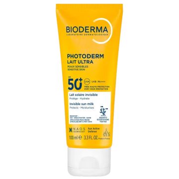 Bioderma Photoderm Lait Ultra SPF50+ Piel Sensible, 100 ml