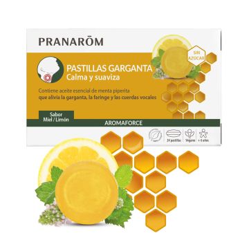 Pranarom Aromaforce Pastillas Garganta, 24 pastillas