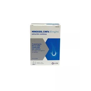 Minoxidil 50 mg/ml Solución Cutánea, 120ml | Cinfa