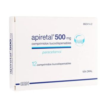 Apiretal 250 mg 12 comprimidos Bucodispersables