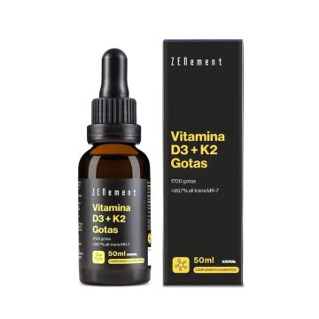 Zenement Vitamina D3 + K2 Gotas, 50 ml