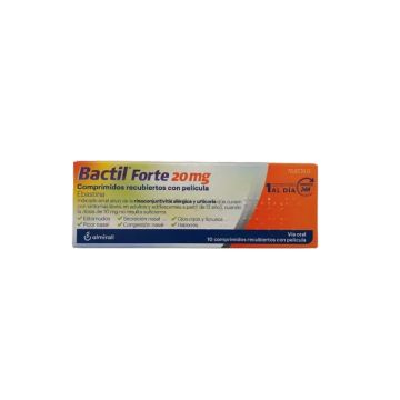 Bactil Forte 20 Mg, 10 comprimidos Ebastina