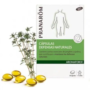 Pranarom Aromaforce Defensas Naturales, 30 cápsulas