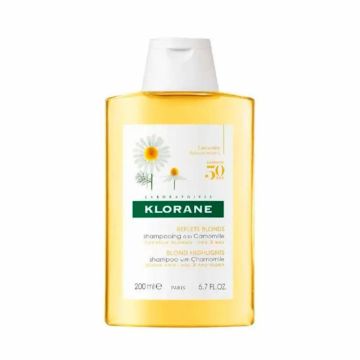 Klorane Champú a la Camomila Limpia E Ilumina, 200 ml