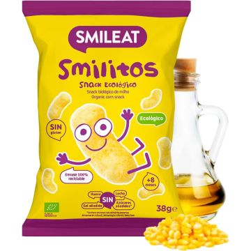 Smileat Smilitos Gusanitos de Maiz Ecológico, 38 gr