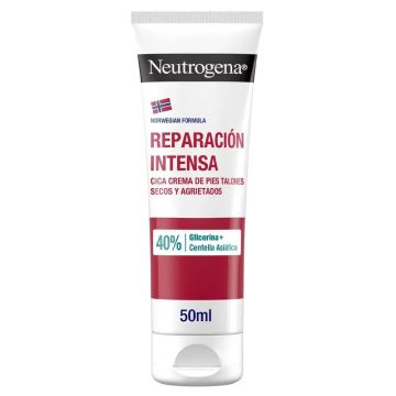 Neutrogena Crema Pies Talones Agrietados CICA, 50 ml