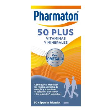 Pharmaton 50 Plus 30 cápsulas