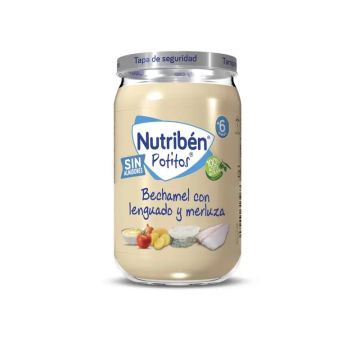 Nutriben Potito De Bechamel Con Lenguado Y Merluza , 235 gr