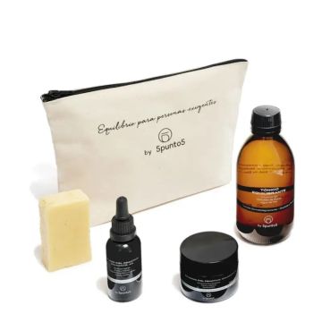 5Punto5 Set Piel Reactiva(Jabón Dermatológico + Tónico Equilibrante + FluidoPiel Reactiva + Bálsamo Piel Reactiva)