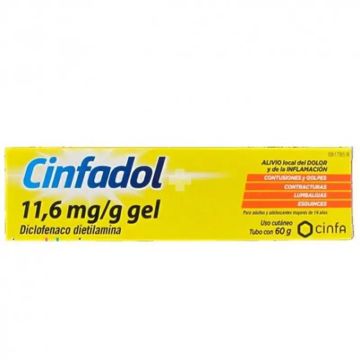 Cinfadol Gel 11,6 mg 60 gr