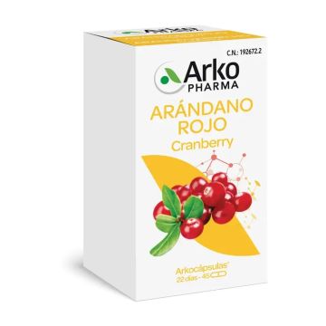 Arkopharma Arkocápsulas Arándano Rojo (Cranberry), 45 cápsulas