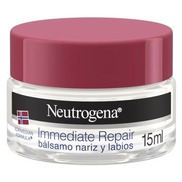 Neutrogena, Bálsamo Nariz Y Labios, Fórmula Noruega, Crema Que Hidrata Y Repara, Rápida Absorbción, 15 Ml