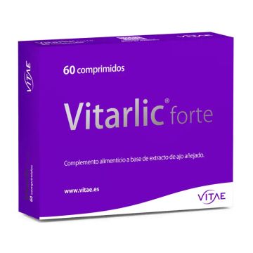 Vitarlic Forte 60 comprimidos - Ajo añejado para salud cardiovascular