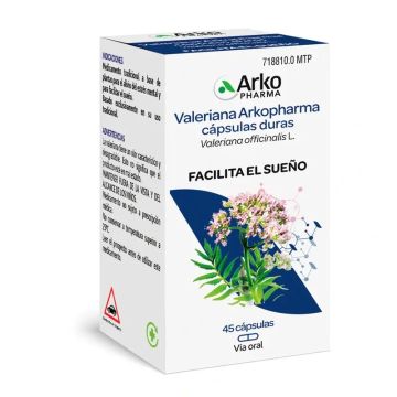 Arkopharma Arkocápsulas Valeriana, 45 cápsulas