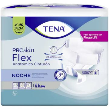 Tena Pañal Flex Proskin Anatómico Cinturón Noche Grande , 80 unidades