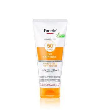 Eucerin Solar Body Oil Control Dry Touch Gel Crema FPS 50+, 200 ml