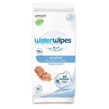 Waterwipes Toallitas Bebé Biodegradables, 28 Unidades