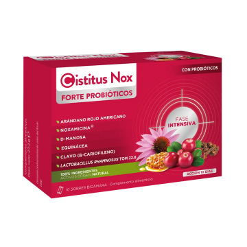 Cistitus Nox Forte Con Probióticos , 10 sitcks