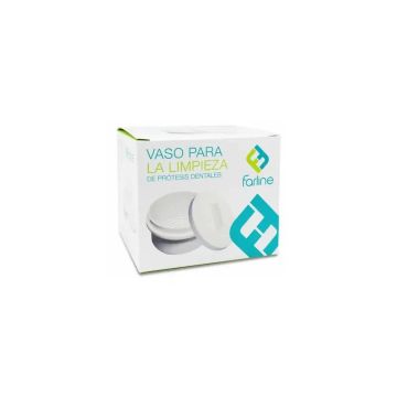 Farline Vaso De Limpieza De Prótesis