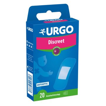 Urgo Primeros Auxilios Discreet - 20 Apósitos, 20 unidades