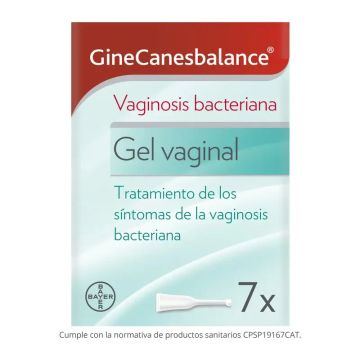 Ginecanes GineCanesbalance Gel Vaginal Antibacteriano, 7 Aplicadores