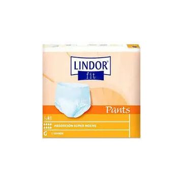 Lindor Pañales Fit Pants Día Talla L, 80 unidades