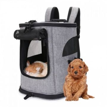 Mobiclinic Bolsa De Transporte Para Mascotas Plegable 30X25X40 Cm
