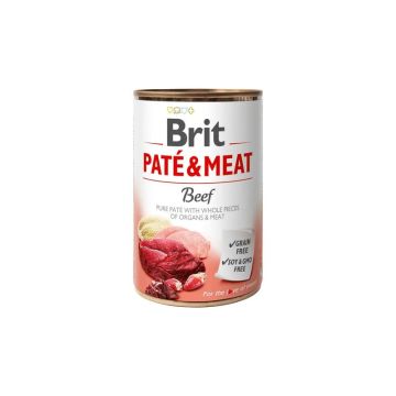 Brit Pate Meat Ternera 6X400Gr para Perros