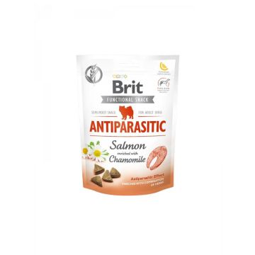 Brit Care Dog Functional Snack Antiparasitic Salmon 150Gr para Perros