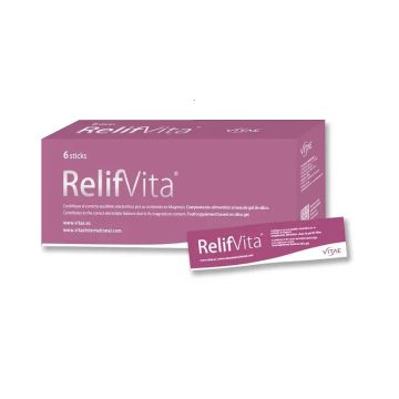 RelifVita 6 sticks - Con sílice y magnesio para alivio inmediato