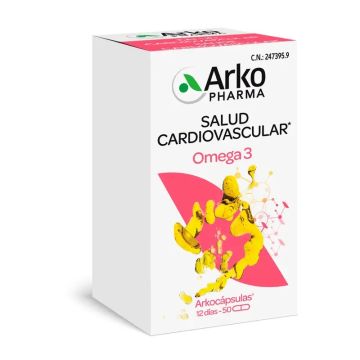 Arkopharma Arkocápsulas Omega 3, 50 cápsulas
