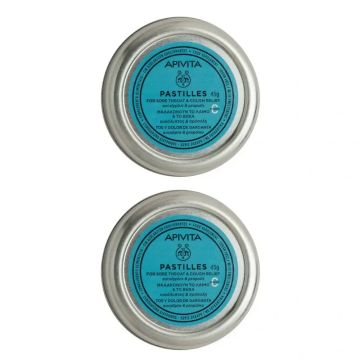 Apivita Pastillas Con Eucalipto & Propóleo, Pack De 2