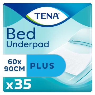 Tena Protector De Cama Bed Plus 60 X 90, 35 Unidades