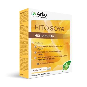 Arkopharma Fitosoya Isoflavonas, 60 cápsulas