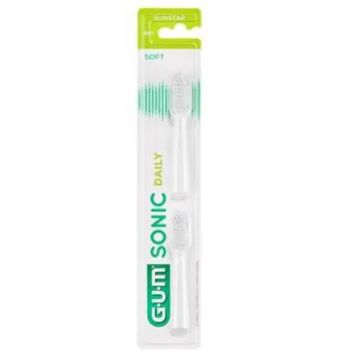 Gum Recambio Cepillo Electrico Sonic Daily Blanco 2Un